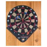 (B) Sportcraft Electronic Dartboard w/Darts