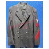 Old US Navy Coat w/Service Patches