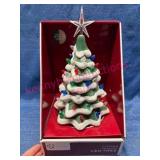Hand-Painted Ceramic LED Christmas Tree