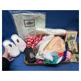 Lot: Head Scarves -Infinity Scarf -Shoes -Misc