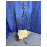 Metal Folding Plant Stand w/Grill Stone