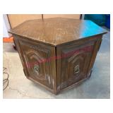 Jamestown Lounge Co. 6-Sided Wood Cabinet