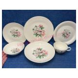 Cunningham & Pickett China w/Flamingo Pattern