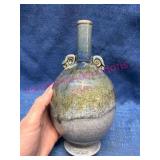Ceramic Vase w/ Crackle Glaze