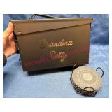 Metal Ammo Box w/Custom Coasters