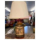 Table Lamp w/Scenic Design