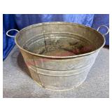 Galvanized 2-Handle Wash Tub from Farm