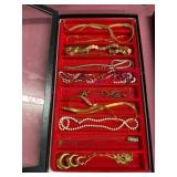 Vtg Jewelry in 8x14 Display Case #3