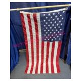 Valley Forge Perma-Nyl U.S. Flag w/ Pole
