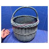 Blue Gathering Basket w/ Handle, Larger Size