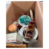 Box Lot of Glassware & Tableware #1