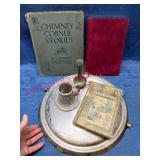 Old Books w/ Metalware