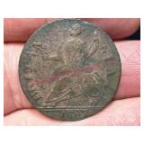 1787 UK Half Penny Coin