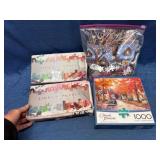 4 Puzzles w/Diverse Themes