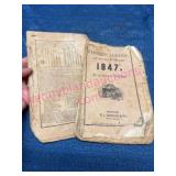 1841 & 1847 Farmers Almanac by Robert Thomas