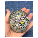 Blenko Style Millefiori Paperweight