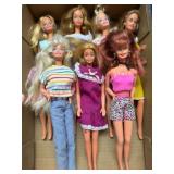 7  1966 Mattel Barbies w/ Clothing #2