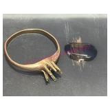 14k Gold Ring Mount, 0.8g, Acid Tested