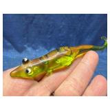 Small Handmade Glass Salamander Figurine