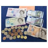 L45 English Money & Euro Notes