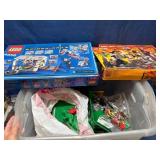 Lego Sets in Tote w/ Spider-Man & System