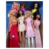 7  1966 Mattel Barbies w/ Clothing #1