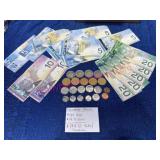 Canadian Money $194.72 (Bills & Coins)