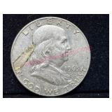 1963-D Franklin Half Dollar Coin