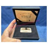 .800 Silver Ingot 25.7g Wonders of the World'