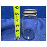 Little Masons 1858 Clear Jar w/ Lid