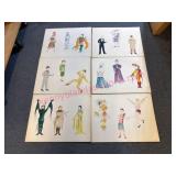 6 Marion Michael Costume Illustrations