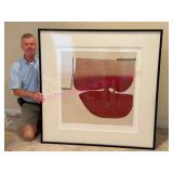 1982 Large Signed Lithograph 49×49