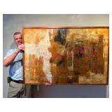 1961 Jim Crane Artwork, 33×49, Wood Frame
