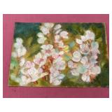 Floral Pastel Artwork on Board
