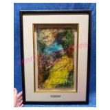 Framed Indiana Governor's Art Award 1997
