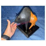 1975 Tobey Bison Stone Sculpture w/ 2-Tone
