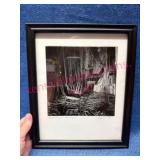 Framed Black & White Photo