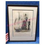 La Gazette Rose Illustree Framed Print (1864)