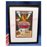 Framed Little Shop of Horrors Broadway Poster