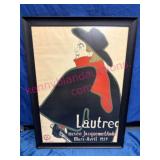 Framed Musee Jacquemart-Andre Lautrec Poster