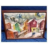 R. Keith Michael Watercolor 16x23 Framed
