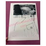 Signed Lithograph Titled The Hero #3
