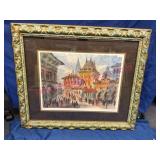 Streets of Prague Lithograph by Krasnyansky
