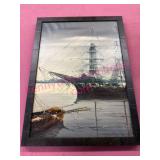 Framed Nautical Painting Signed by Artist