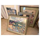 5 Framed Various Prints