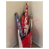 Christmas Wrapping Paper & Ribbon Assortment