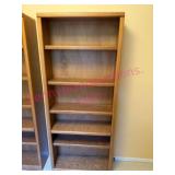 Oak Bookshelf w/ 6 Adjustable Shelves