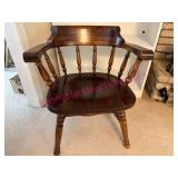 Kling Colonial Pine Armchair w/Turned Spindles