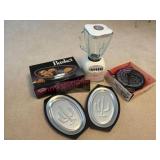 Various Kitchen Items w/ Blenders & Pans