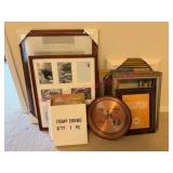12 Picture Frames & Fantasy Copper Plaque